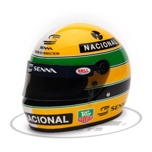BELL HELMET - 1/2 scale CASCO HELMET F1 AYRTON SENNA TEAM ROTHMANS RENAULT - 30 YEARS TRIBUTE IMOLA ITALY GP 1994-2024