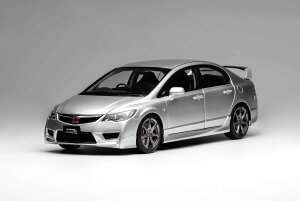 MotorHelix [^[wbNX 1/18 ~jJ[ _CLXgf 2007Nf z_ VrbN HONDA - CIVIC TYPE-R FD2 Late Version 2007 Platinum Metallic Silver Vo[^bN 1/18 scale GWN[