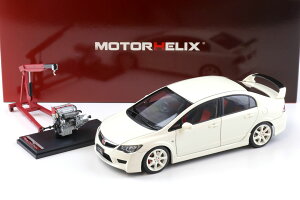 MotorHelix [^[wbNX 1/18 ~jJ[ _CLXgf 2007Nf z_ VrbN Honda Civic Type R FD2 2007 Early Version Championship White zCg 1/18 scale GWN[EfBXvC