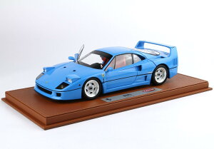 BBR Kyosho �R���{���[�V�������f�� ����102�� 1/18 �~�j�J�[ �_�C�L���X�g���f�� 1987�N���f�� �t�F���[�� Ferrari F40 1987 Light Blue and silver rims �z���C�g�E�V���o�[�z�C�[��