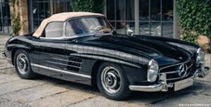 CMC 1/18 XP[ _CLXgf 1954Nf ZfXxc MERCEDES BENZ 300SL ROADSTER SPIDER HARD-TOP CLOSED (W198) 1954 ubN
