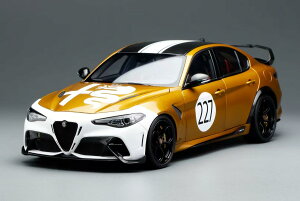 MotorHelix [^[wbNX 1/18 ~jJ[ _CLXgf 2021Nf At@I ALFA ROMEO - GIULIA GTAm No.227 RACING 2021 Ocra GT Wold S[h^bN