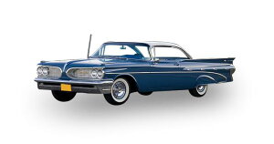 Sun Star 1/18 ミニカー ダイキャストモデル 1959年モデル ポンティアック Pontiac Bonneville Hardtop バンガードブルーメタリック