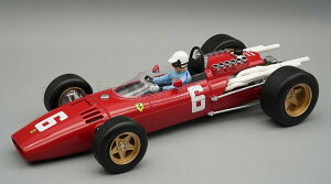 Tecnomodel eNmf 1/18 ~jJ[ W v|[Vf 1966Nc@EC^AGP tF[ FERRARI - F1 312 No.6 WINNER ITALY MONZA GP (with pilot figure) 1966 LUDOVICO SCARFIOTTI hCo[tBM