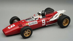 Tecnomodel eNmf 1/18 ~jJ[ W v|[Vf 1966NhCcGP tF[ FERRARI - F1 312 No.9 GERMAN GP (with pilot figure) 1966 LORENZO BANDINI hCo[tBMAt