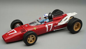 Tecnomodel eNmf 1/18 ~jJ[ W v|[Vf 1966NiRGP tF[ FERRARI - F1 312 No.17 MONACO GP (with pilot figure) 1966 JOHN SURTEES hCo[tBMAt