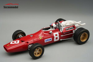 Tecnomodel eNmf 1/18 ~jJ[ W v|[Vf 1967NhCcGP tF[ FERRARI - F1 312 F1-67 No.8 GERMAN GP (with pilot figure) 1967 CHRIS AMON hCo[tBMAt