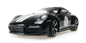 Minichamps ~j`vX 1/18 ~jJ[ _CLXgf 2022Nf |VF PORSCHE 911 (992) SPORT CLASSIC 2022 BLACK W/STRIPE ubNEXgCu