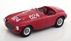 KK Scale 1/18 �~�j�J�[ �_�C�L���X�g���f�� 1949�N�~�b���~���A �D�����f�� �t�F���[�� FERRARI - 166MM 2.0L V12 SPIDER No.624 WINNER MILLE MIGLIA 1949 C.BIONDETTI - E.SALANI