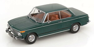 KK Scale 1/18 �~�j�J�[ �_�C�L���X�g���f�� 1971�N���f�� BMW - 1802 1-SERIES FACELIFT (RESTYLING) 1971 �_�[�N�O���[��