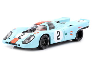 Spark 1/18 ~jJ[ W v|[Vf 1970NfCgi24 |VF Df PORSCHE - 917K 4.5L GULF TEAM JOHN WYER AUTOMOTIVE ENGINEERING No.2 WINNER 24h DAYTONA 1970 PEDRO RODRIGUEZ - LEO KINNUNEN - BRIAN RED