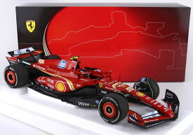 BBR 1/18 ミニカー ダイキャストモデル 2024年5月モナコGP 第3位 フェラーリ FERRARI - F1 SF-24 TEAM SCUDERIA FERRARI No.55 MONACO GP 2024 CARLOS SAINZ カルロス・サインツ