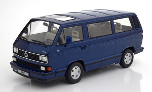 KK-Scale 1/18 �~�j�J�[ �_�C�L���X�g���f�� 1992�N���f�� �t�H���N�X���[�Q�� VOLKSWAGEN - T3 MULTIVAN MINIBUS (LAST EDITION) 1992 �u���[���^���b�N