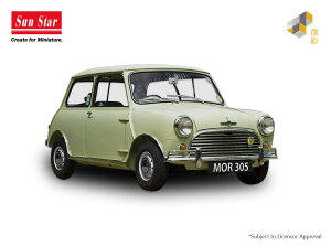 Sun Star 1/12 �~�j�J�[ �_�C�L���X�g���f�� 1964�N���f�� ���[���X �~�j Morris Mini Cooper S 1964 - Fiesta Yellow �C�G���[