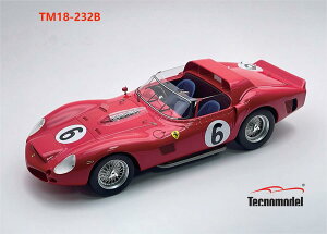 Tecnomodel eNmf 1/18 ~jJ[ W v|[Vf 1962N}24 Df tF[ FERRARI 330 TRI/LM SPIDER 4.0L V12 TEAM SPA FERRARI SEFAC No.6 WINNER 24h LE MANS 1962 OLIVER GENDEBIEN - PHIL