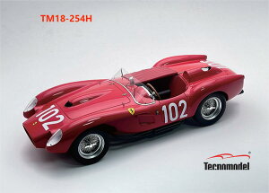Tecnomodel eNmf 1/18 ~jJ[ W v|[Vf 1958N^Kt[I 3 tF[ FERRARI 250TR 3.0L V12 PONTOON FENDER TESTAROSSA SPIDER TEAM SEFAC No.102 3rd TARGA FLORIO 1958 WOLFGANG VON TR