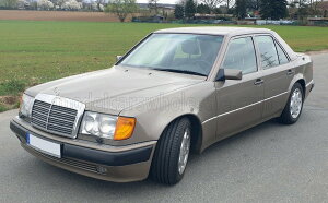 Norev 1/18 ミニカー ダイキャストモデル 1990年モデル メルセデスベンツ MERCEDES BENZ - E-CLASS 500E (W124) 1990 Impala Metallic ベージュメタリック