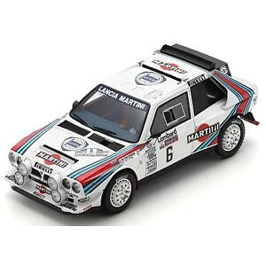 Spark 1/18 �~�j�J�[ ���W�� �v���|�[�V�������f�� 1985�NRally Lombard �D�����f�� �����`�A Lancia Delta S4 #6 1st Rally Lombard RAC Rally 1985 H. Toivonen - N.Wilson