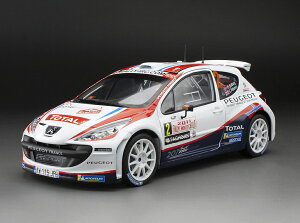 Sun Star サンスター 1/18 ミニカー ダイキャストモデル 2011年ラリー・モンテカルロ プジョー PEUGEOT - 207 S2000 No.2 RALLY MONTECARLO 2011 PETTER SOLBERG - CHRIS PATTERSON