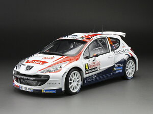 Sun Star TX^[ 1/18 ~jJ[ _CLXgf 2011N[EeJ Df vW[ PEUGEOT - 207 S2000 No.4 WINNER RALLY MONTECARLO 2011 BRYAN BOUFFIER - XAVIER PANSERI