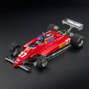 GP Replicas 1/18 �~�j�J�[ ���W�� �v���|�[�V�������f�� 1982�N�����c�@�E�C�^���AGP ��2�� �t�F���[�� FERRARI F1 126C2 (late version) No.27 2nd MONZA ITALY GP (with pilot figure �h���C�o�[�t�B�M���[�t��) 1982 PATRI