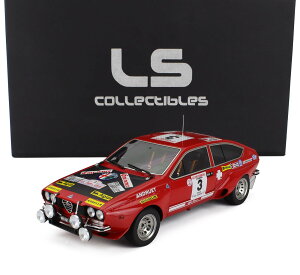 LS Collectibles 1/18 ~jJ[ W v|[Vf 1975N[Ec[EfERX 3 At@I ALFA ROMEO ALFETTA GT GR.2 (night version) No.3 3rd RALLY TOUR DE COURSE 1975 JEAN CLAUDE ANDRUET - YVES