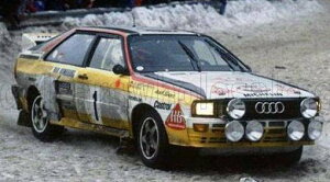 Sun Star 1/18 ~jJ[ _CLXgf 1984N[EeJ Df AEfB AUDI - SPORT QUATTRO A2 TEAM AUDI SPORT (night version) No.1 WINNER RALLY MONTECARLO 1984 WALTER ROHRL - CHRISTIAN GEISTDORFER