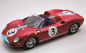 Tecnomodel eNmf 1/18 ~jJ[ W v|[Vf 1964Nc[XgEgtB[ Df tF[ FERRARI - 330P 4.0L V12 SPIDER No.3 WINNER TOURIST TROPHY 1964 GRAHAM HILL