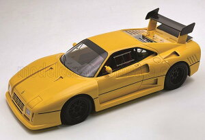 Tecnomodel eNmf 1/18 ~jJ[ W v|[Vf 1985Nf tF[ FERRARI - 288 GTO EVOLUZIONE 1985 - BLACK WHEELS - GIALLO MODENA CG[