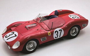 Tecnomodel eNmf 1/18 ~jJ[ W v|[Vf 1961NZuO12 tF[ FERRARI - DINO 196S 1984cc V6 SPIDER No.37 12h SEBRING 1961 WILLIAM HELBURN - SKIP HUDSON - JOHN FULP
