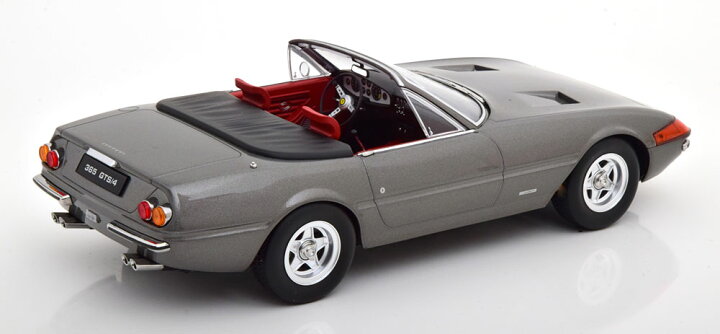 FERRARI 365 GTB Daytona Cabriolet 2 Series 1971 Grey metallic - 1/18 - KK Scale