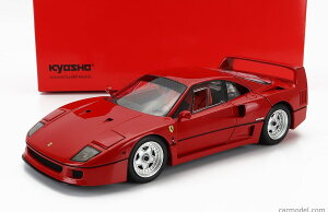 {f Kyosho  1/18 ~jJ[ _CLXgf 1987Nf tF[ Ferrari F40 w/Lexan Windows (Race Door Windows) bh