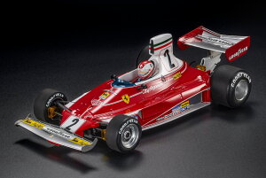 GP Replicas 1/18 ~jJ[ W v|[Vf 1976NOEr[`GP Df tF[ FERRARI - F1 312T CLAY REGAZZONI No. 2 POLE POSITION FASTEST LAP AND WINNER LONG BEACH USA GP (with pilot figure) 1976 h