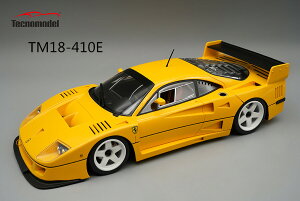Tecnomodel eNmf 1/18 ~jJ[ W v|[Vf 1996Nf tF[ FERRARI - F40 LM PRESS VERSION 1996 WHITE RIMS - GIALLO MODENA zCgzC[ECG[
