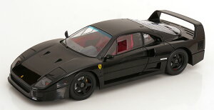 KK Scale 1/12 �~�j�J�[ �_�C�L���X�g���f�� 1990�N���f�� �t�F���[�� FERRARI - F40 LIGHTWEIGHT 1990 �u���b�N