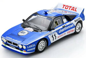 Spark 1/18 �~�j�J�[ ���W�� �v���|�[�V�������f�� 1984�N�����[�E�c�[���E�h�E�R���Z �����`�A LANCIA - 037 TEAM CHARDONNET No.11 RALLY TOUR DE CORSE 1984 JEAN CLAUDE ANDRUET - MARTINE RICH-PLACE