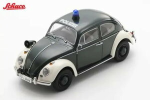 Schuco �V���R�[ 1/18 �~�j�J�[ �_�C�L���X�g���f�� 1960�N���f�� �t�H���N�X���[�Q�� VW Beetle Polizei �x�@�ԗ�