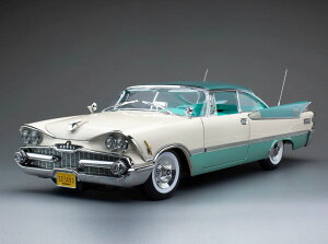 Sun Star �T���X�^�[ 1/18 �~�j�J�[ �_�C�L���X�g���f�� 1959�N���f�� �_�b�W Dodge Custom Royal Lancer Hard Top Jade Metallic / Pearl �O���[���E�p�[��