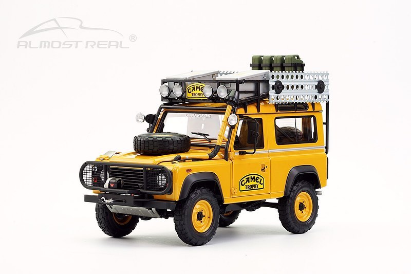 Almost Real Land Rover ライセンス商品 Almost Real 1/18 ミニカー ダイキャストモデル 1985年キャメルトロフィー ボルネオ ランドローバー 901985 Camel Trophy Borneo Land Rover 90 1:18 Almost Real