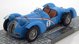 1938年モデル　ドライエ　タイプ145 V12 グランプリ　ブルーDELAHAYE - TYPE 145 V12 SPIDER N 1 24h LE MANS 1938 R.DREYFUS L.CHIRON 1:18 Minichamps