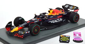 Spark 1/18 ミニカー レジン プロポーションモデル 2022年日本GP 優勝モデル レッドブル・レーシング Oracle Red Bull Racing RB18 #1 Oracle Red Bull Racing Winner Japanese GP World Champion Max Verstappen No.1 & ワールドチャンピオンボード付属