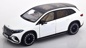 Mercedes Benz fB[[ANZT[f NZG 1/18 ~jJ[ _CLXgf 2022Nf ZfXxc MERCEDES BENZ - EQS SUV (X296) VON MERCEDES-EQ 2022 - DIAMOND WHITE zCg^bN