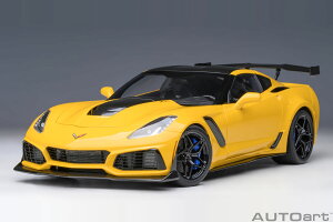 AUTOart I[gA[g 1/18 R|WbgE_CLXgf 2019Nf V{[ Rxbg CHEVROLET - CORVETTE C7 ZR1 2019 RACING YELLOW CG[