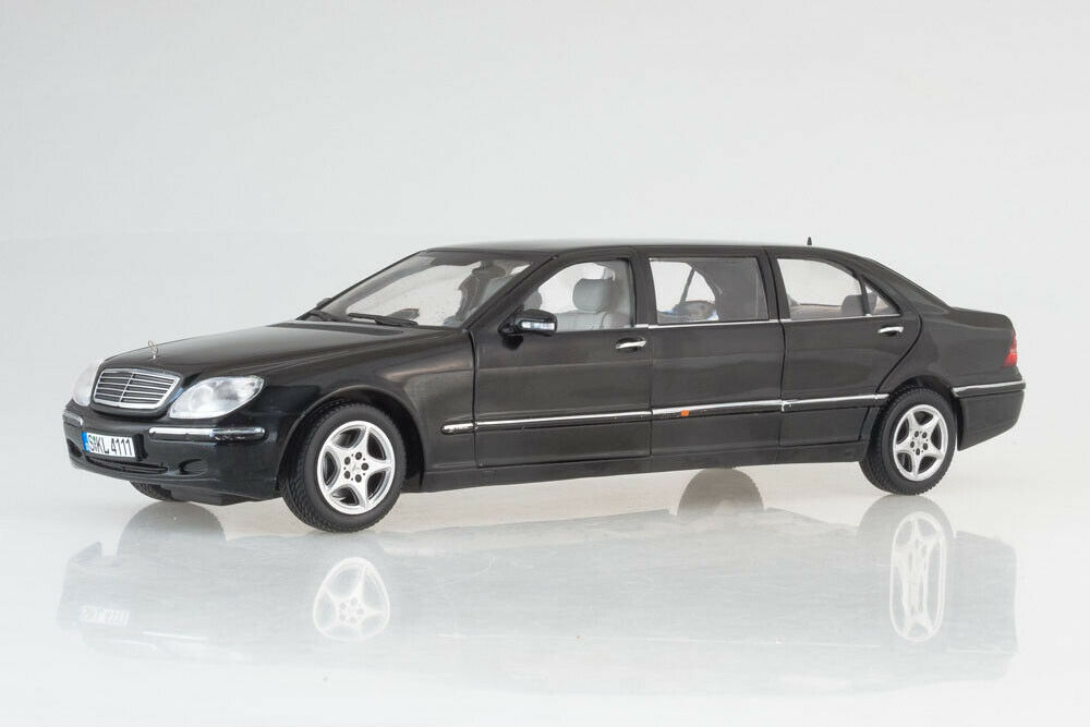 Sun Star Mercedes Benz AG ライセンス商品 1 18 ミニカー LIMOUSINE 2004年モデル ブラック 好評受付中 - ダイキャストモデル S600 国内即発送 メルセデスベンツ BLACK S-CLASS