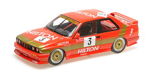 Minichamps �~�j�`�����v�X 1/18 �~�j�J�[ �_�C�L���X�g���f�� 1987�N�}�J�I�O�����v�� �D�����f�� BMW - 3-SERIES M3 TEAM SCHNITZER No.3 WINNER GUIA RACE MACAU 1987 ROBERTO RAVAGLIA