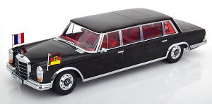KK Scale 1/18 ~jJ[ _CLXgf 1964Nf ZfXxc MERCEDES BENZ - S-CLASS 600 LWB PULLMAN (W100) 1964Nk WILLY BRANDT ughCc Georges Jean Raymond Pompidou |shD[t