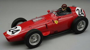 Tecnomodel eNmf 1/18 ~jJ[ W v|[Vf 1959NtXEXEO[GP Df tF[ FERRARI - F1 DINO 246/256 TEAM SCUDERIA FERRARI No.24 WINNER REIMS GP (with pilot figure) 19