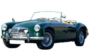 Norev �m���� 1/18 �~�j�J�[ �_�C�L���X�g���f�� 1955�N���f�� MG - MGA ROADSTER SPIDER 1955 - BRITISH RACING GREEN �u���e�B�b�V�����[�V���O�O���[��