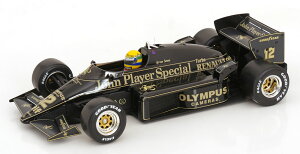 Werk83 1/18 �~�j�J�[ �_�C�L���X�g���f�� 1985�N���i�RGP ���[�^�X LOTUS - F1 97T RENAULT TURBO TEAM LOTUS JPS No.12 MONACO GP 1985 AYRTON SENNA �A�C���g���E�Z�i