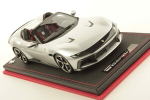 MR Collection 1/18 �~�j�J�[ ���W�� �v���|�[�V�������f�� 2024�N���f�� �t�F���[�� 12�`�����h�� FERRARI - 12 CILINDRI V12 830cv SPIDER OPEN 2024 - ARGENTO NURBURGRING �V���o�[���^���b�N